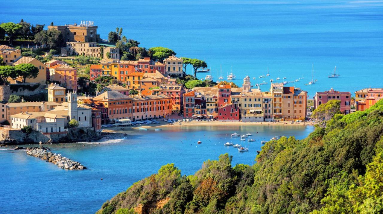 069 - Casa Tramonto, In Centro, 450Metri Da Mare Spiaggia Sestri Levante Exteriér fotografie